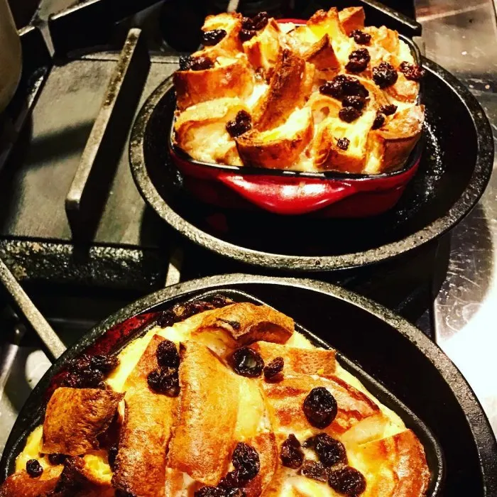 Vegetarian Nut-Free Bread and Butter Pudding — British recipe
