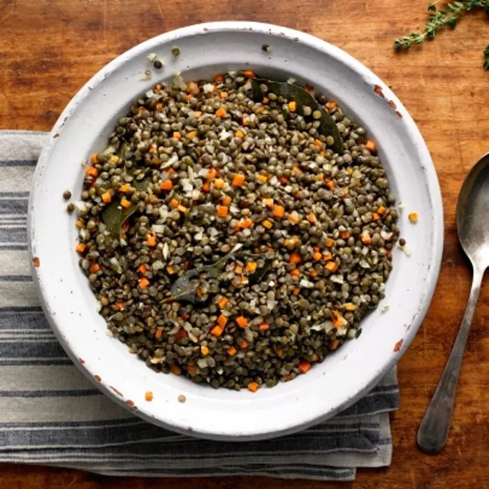 Vegan Vegetarian French Lentils With Garlic and Thyme — France recipe
