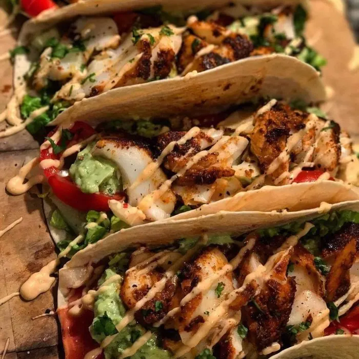 Nut-Free Shellfish-Free Cajun spiced fish tacos — Mexican recipe
