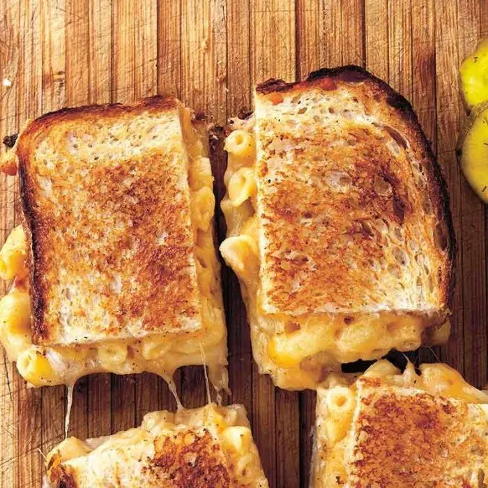 Vegetarian Nut-Free Grilled Mac and Cheese Sandwich — United States recipe