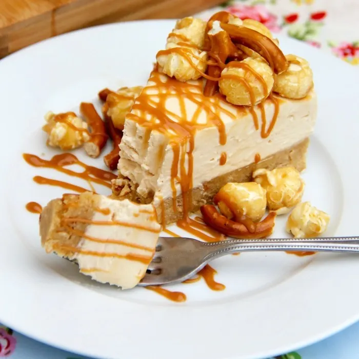Vegetarian Gluten-Free Salted Caramel Cheescake — United States recipe