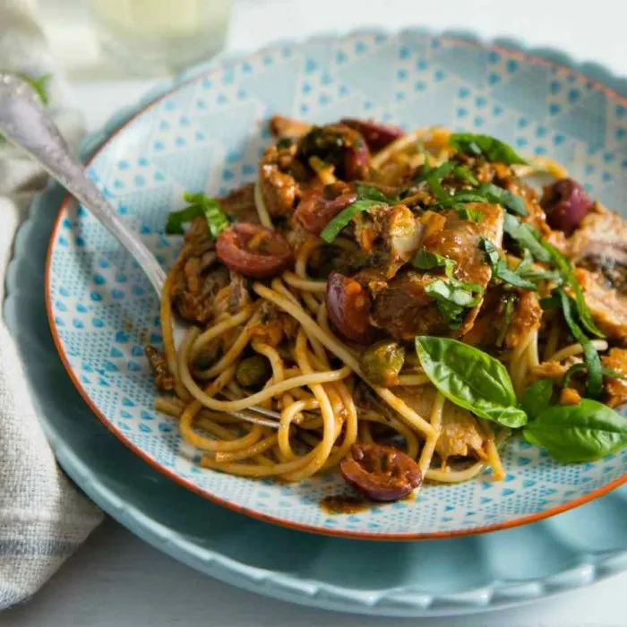 Vegan Vegetarian Pilchard puttanesca — Italian recipe