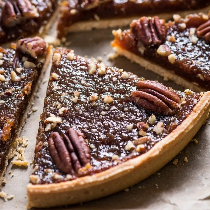 Vegetarian Choc Chip Pecan Pie — United States recipe