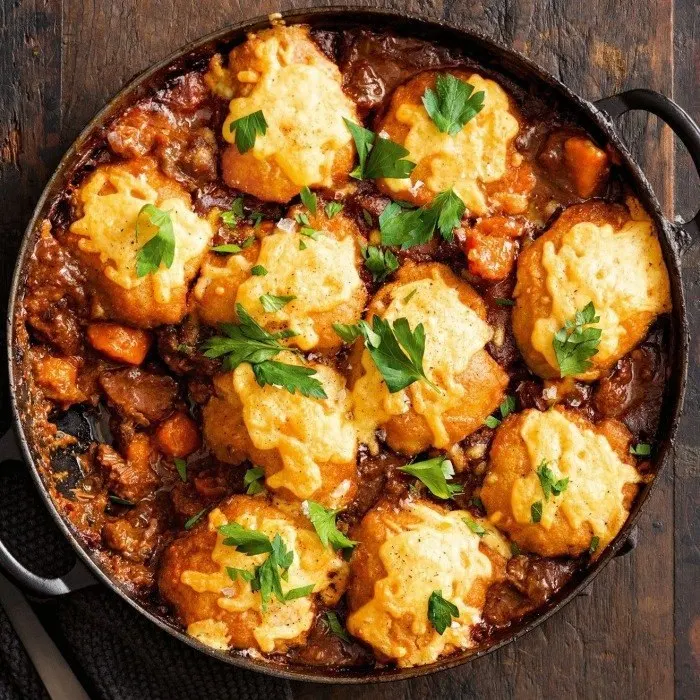 Nut-Free Shellfish-Free Beef Dumpling Stew — British recipe