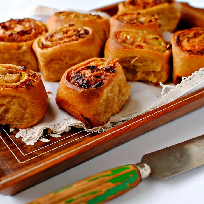 Vegetarian Nut-Free Chelsea Buns — British recipe
