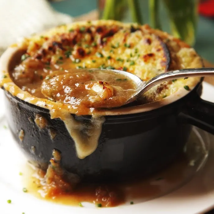 Nut-Free Shellfish-Free French Onion Soup — France recipe