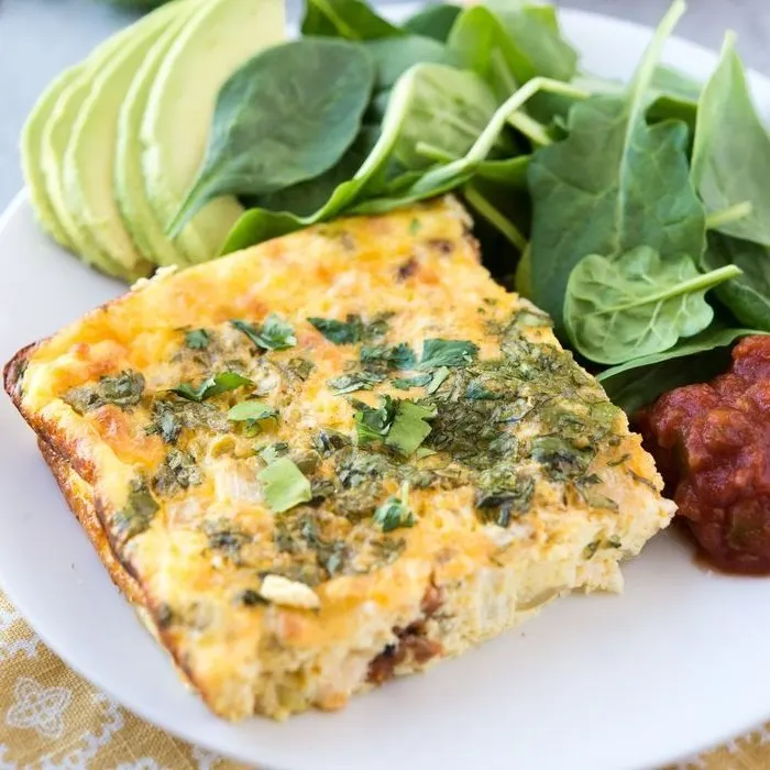 Vegetarian Gluten-Free Provençal Omelette Cake — France recipe