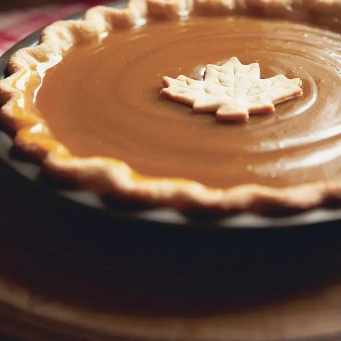 Vegetarian Nut-Free Sugar Pie — Canadian recipe