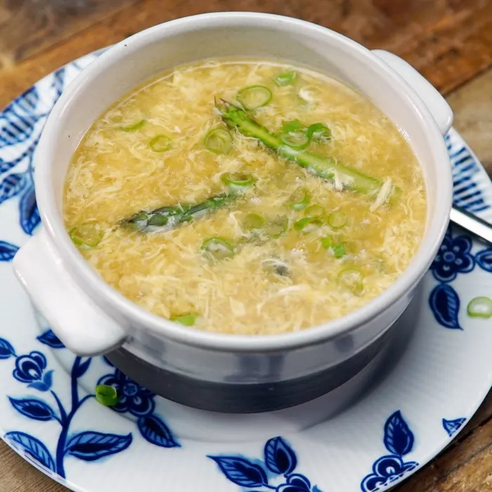 Vegetarian Gluten-Free Egg Drop Soup — Chinese recipe