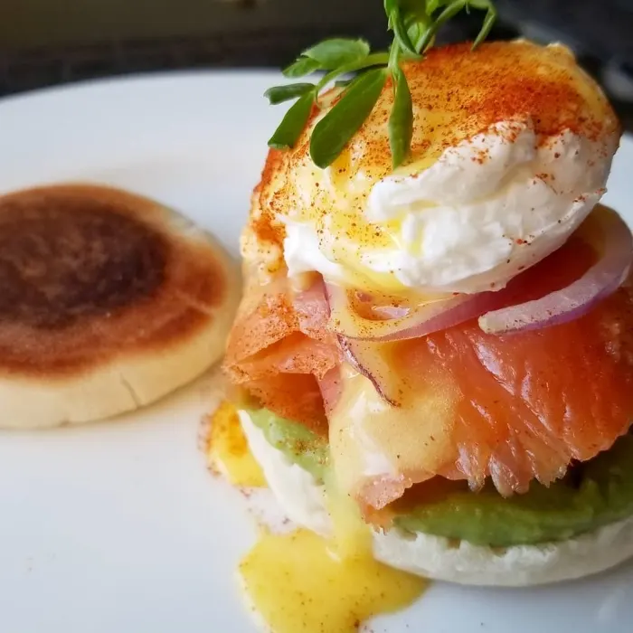 Nut-Free Salmon Eggs Eggs Benedict — United States recipe