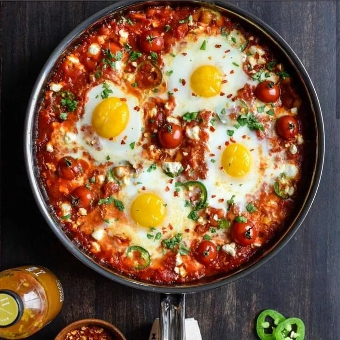 Vegetarian Gluten-Free Shakshuka — Egyptian recipe