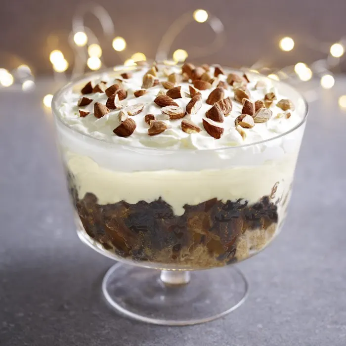 Vegetarian Gluten-Free Christmas Pudding Trifle — British recipe