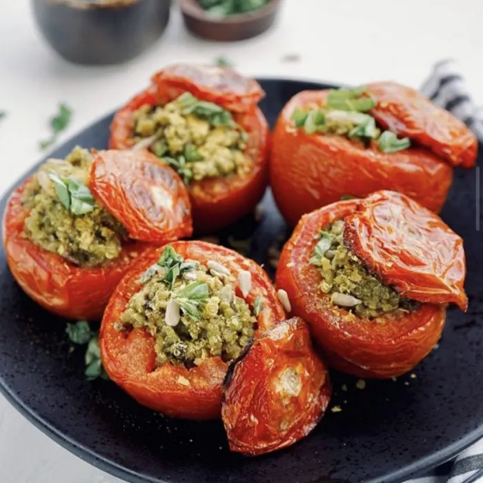 Gluten-Free Dairy-Free Stuffed Lamb Tomatoes — Greek recipe