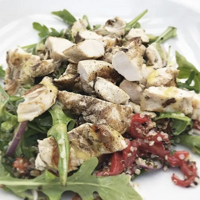 Gluten-Free Keto Chicken Quinoa Greek Salad — Greek recipe
