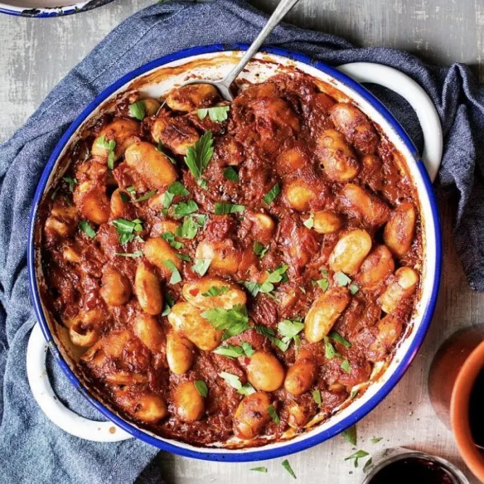 Vegetarian Gluten-Free Gigantes Plaki — Greek recipe