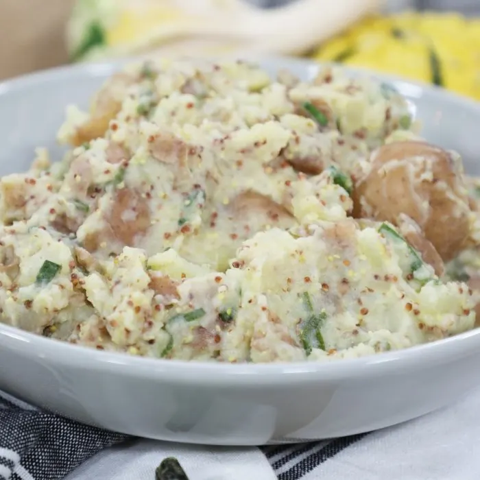 Vegetarian Gluten-Free Mustard champ — Irish recipe