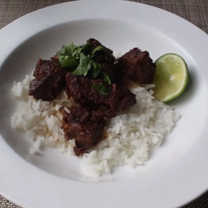 Gluten-Free Nut-Free Beef Rendang — Malaysian recipe