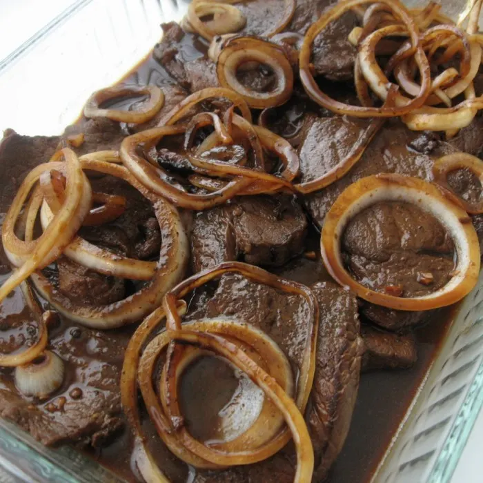 Dairy-Free Nut-Free Bistek — Filipino recipe