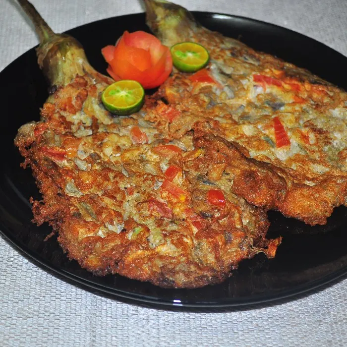 Vegetarian Gluten-Free Tortang Talong — Filipino recipe