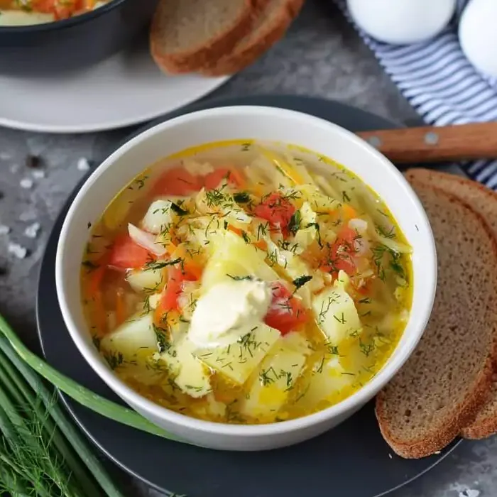 Vegetarian Gluten-Free Cabbage Soup (Shchi) — Russian recipe