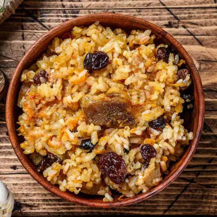 Gluten-Free Nut-Free Lamb Pilaf (Plov) — Russian recipe