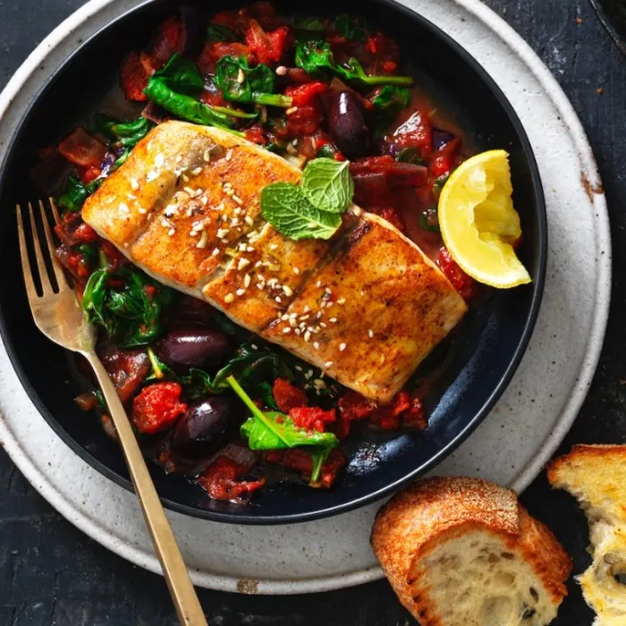 Vegan Vegetarian Barramundi with Moroccan spices — Australian recipe
