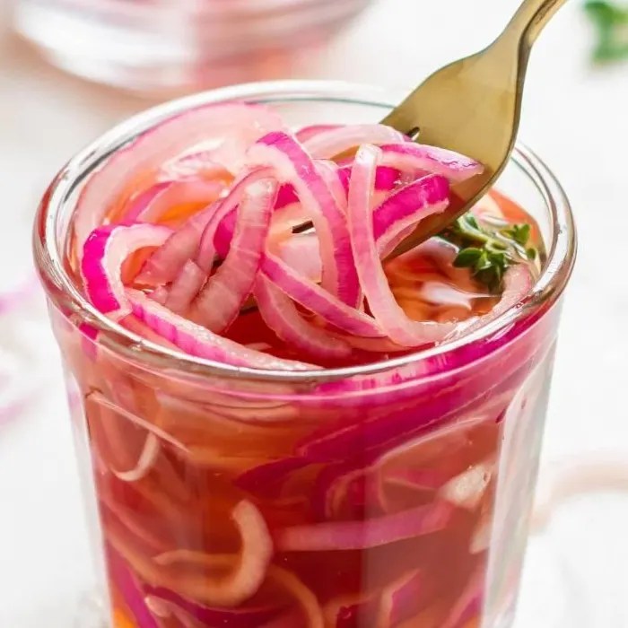 Vegan Vegetarian Red onion pickle — Norway recipe
