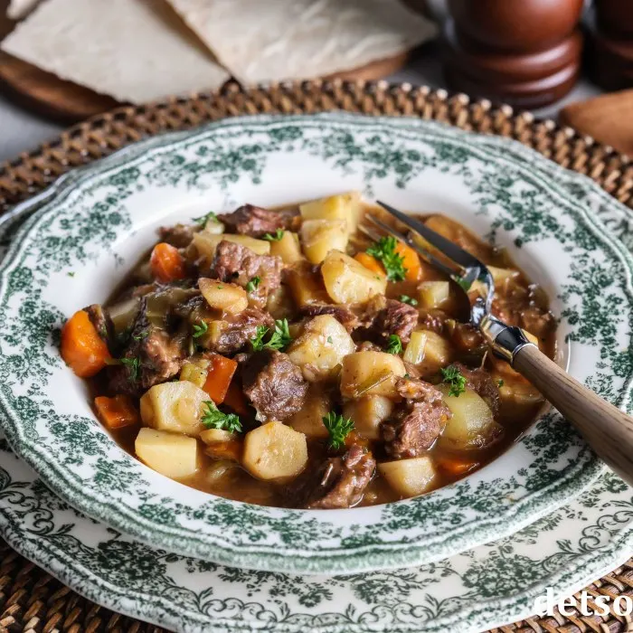 Gluten-Free Dairy-Free Brun Lapskaus (Norwegian Beef Vegetable Stew) — Norway recipe