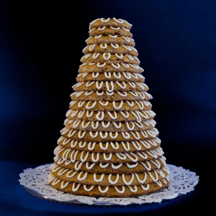 Vegetarian Gluten-Free Authentic Norwegian Kransekake — Norway recipe