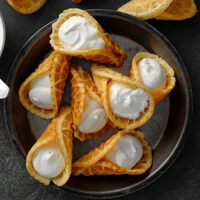 Vegetarian Nut-Free Norwegian Krumkake — Norway recipe