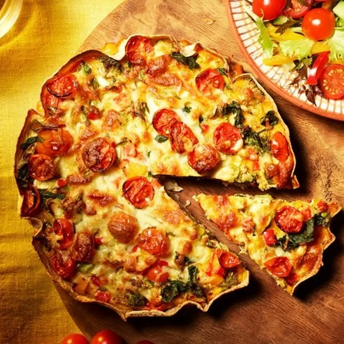 Vegetarian Gluten-Free Spiced tortilla — Spanish recipe