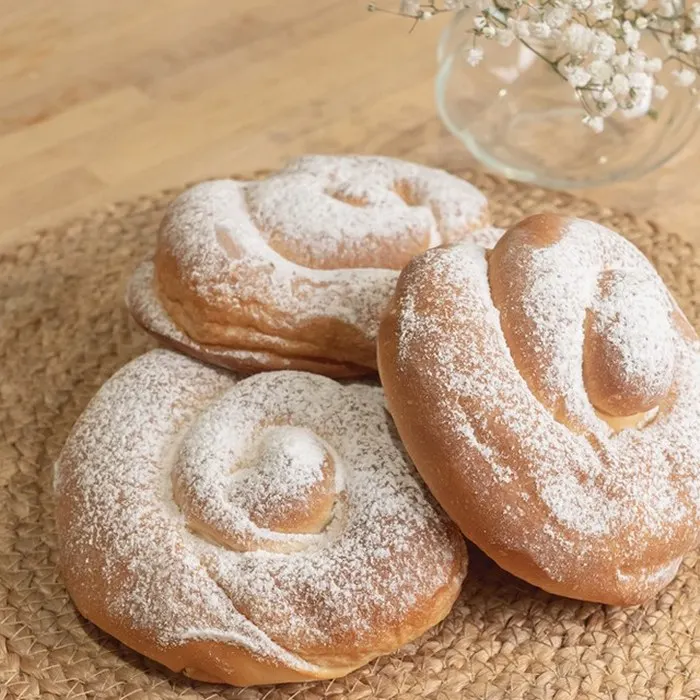 Vegetarian Dairy-Free Ensaimada — Spanish recipe