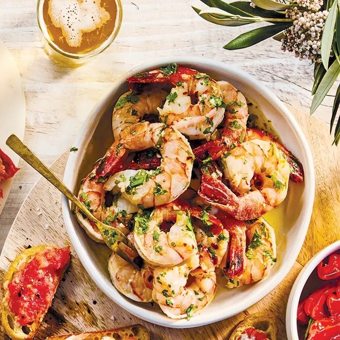 Gluten-Free Dairy-Free Garlicky prawns with sherry — Spanish recipe