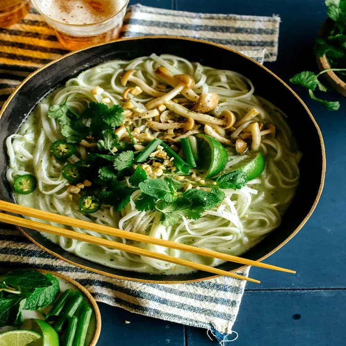 Nut-Free Egg-Free Thai curry noodle soup — Thai recipe