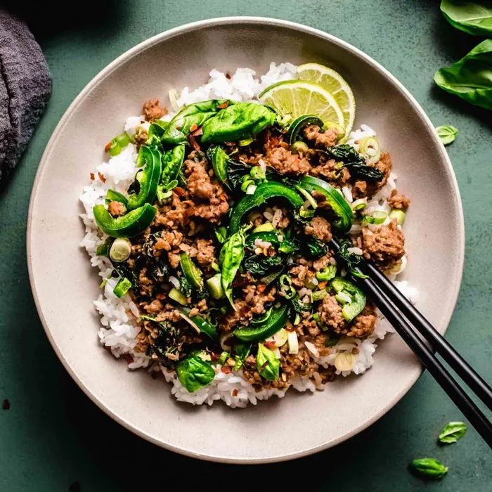 Gluten-Free Dairy-Free Thai beef stir-fry — Thai recipe