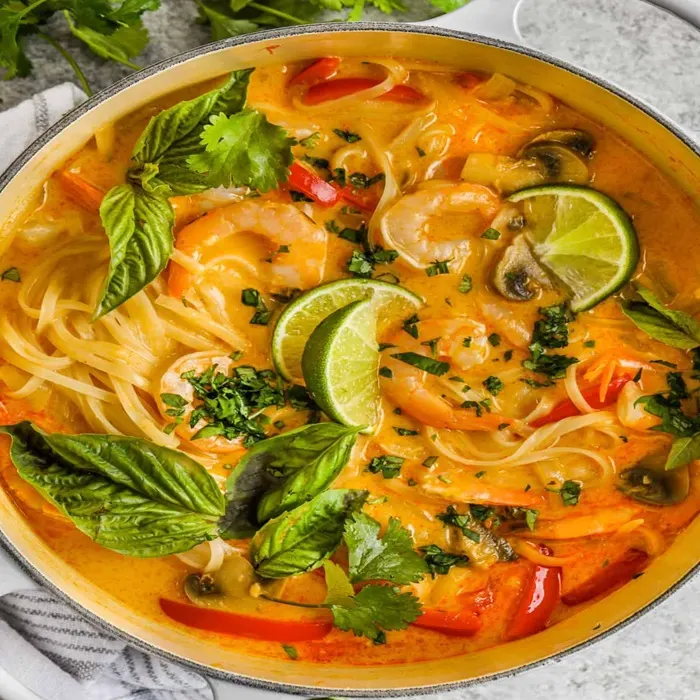 Vegetarian Nut-Free Thai coconut & veg broth — Thai recipe