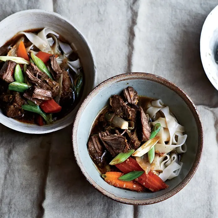 Dairy-Free Nut-Free Lemongrass beef stew with noodles — Thai recipe