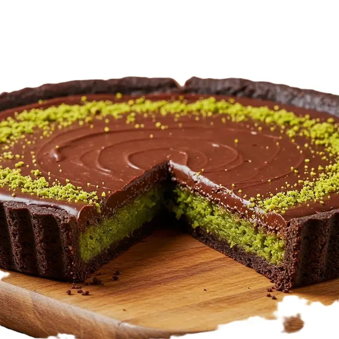Vegetarian Gluten-Free Pistachio Kunafa Chocolate Cake and Cupcakes — Saudi Arabian recipe