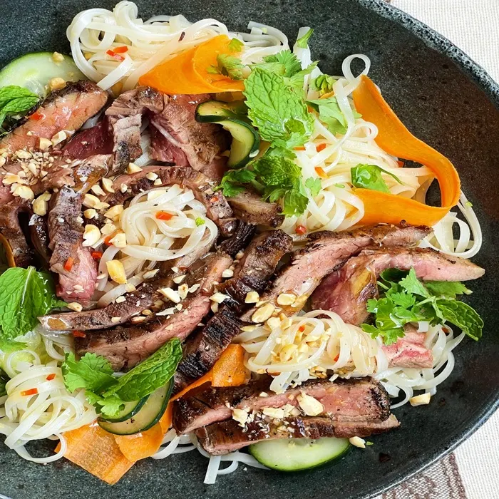 Dairy-Free Nut-Free Steak & Vietnamese noodle salad — Vietnamese recipe
