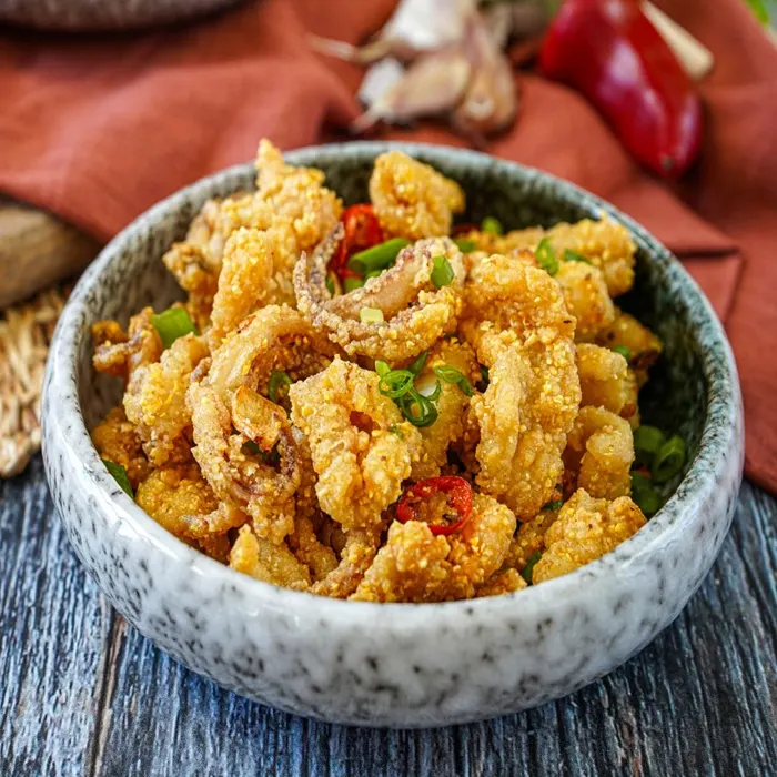 Dairy-Free Nut-Free Salt & pepper squid — Vietnamese recipe