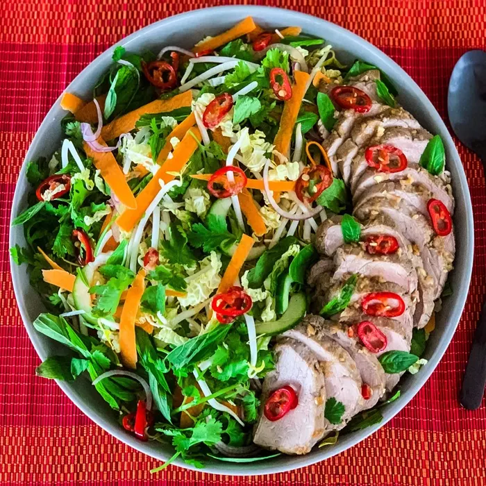 Dairy-Free Nut-Free Vietnamese pork salad — Vietnamese recipe