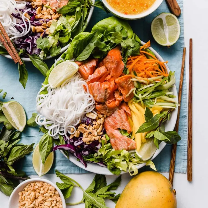 Dairy-Free Nut-Free Noodle bowl salad — Vietnamese recipe