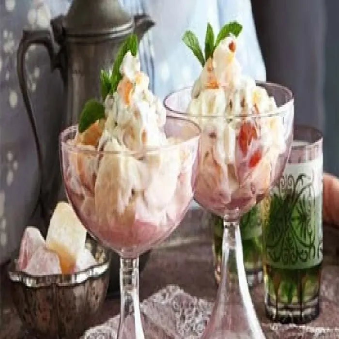 Vegetarian Gluten-Free Apricot & Turkish delight mess — Turkish recipe