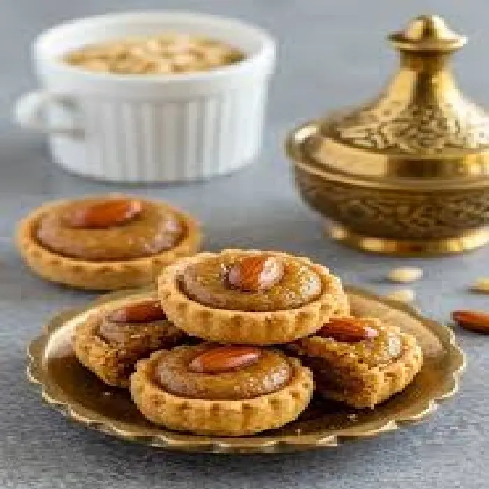 Vegetarian Dairy-Free Dziriat (Algerian Almond Tarts) — Algerian recipe
