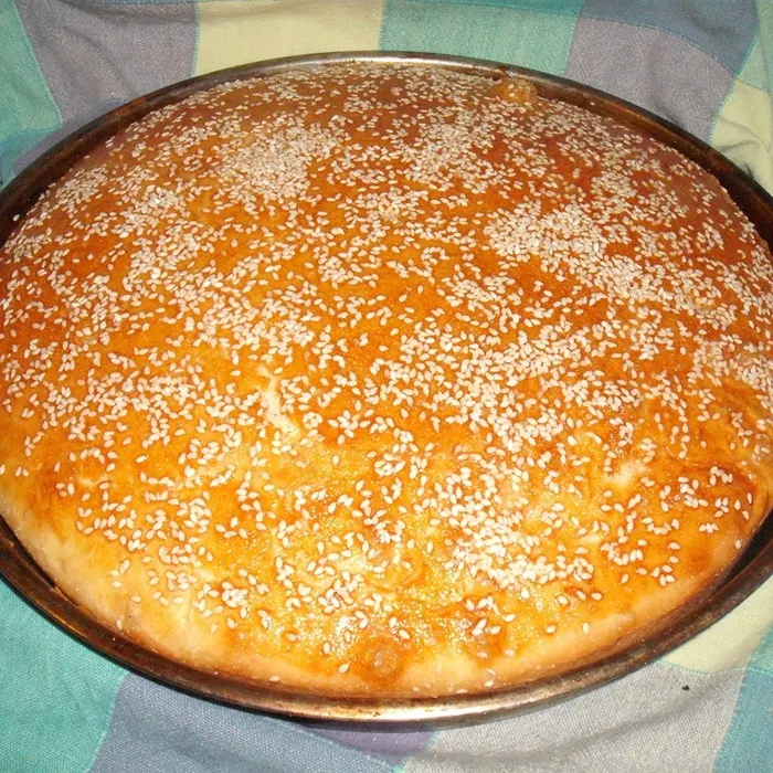 Vegetarian Nut-Free Khobz el Dar (Algerian Semolina Bread) — Algerian recipe