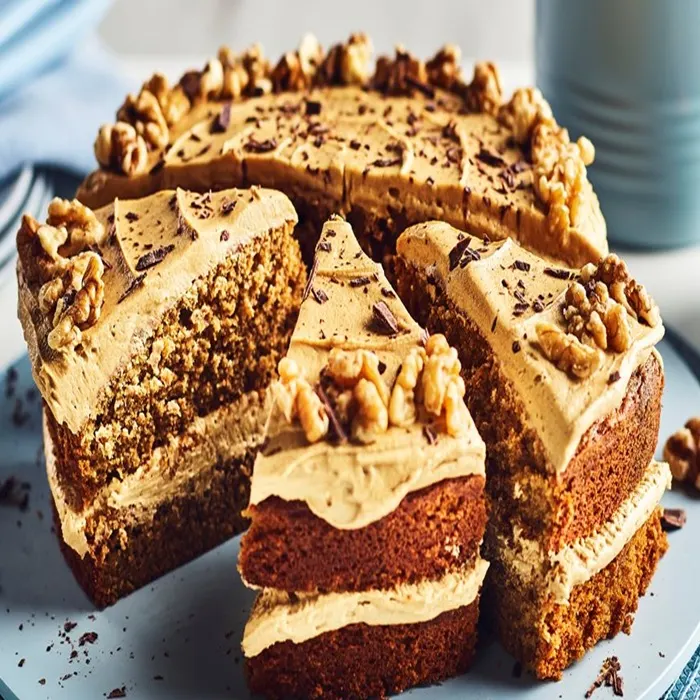 Vegetarian Polish chocolate & walnut cake — Polish recipe