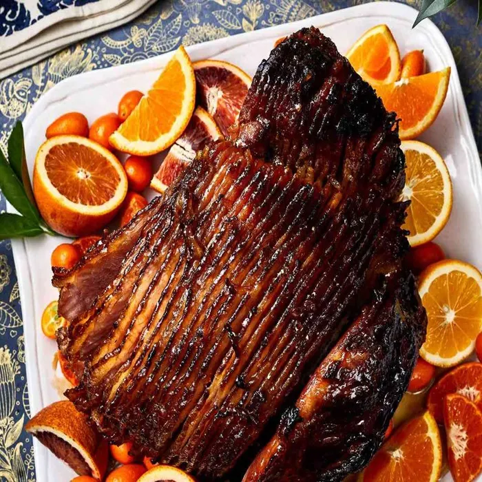 Gluten-Free Dairy-Free Slow-roasted ham with lemon, garlic & sage — Polish recipe