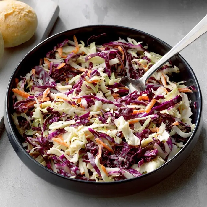 Vegan Vegetarian Tangy cabbage slaw — Ukrainian recipe