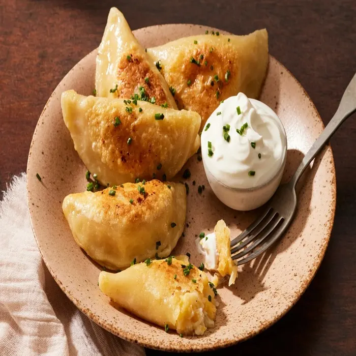 Vegetarian Nut-Free Sauerkraut pierogii — Ukrainian recipe