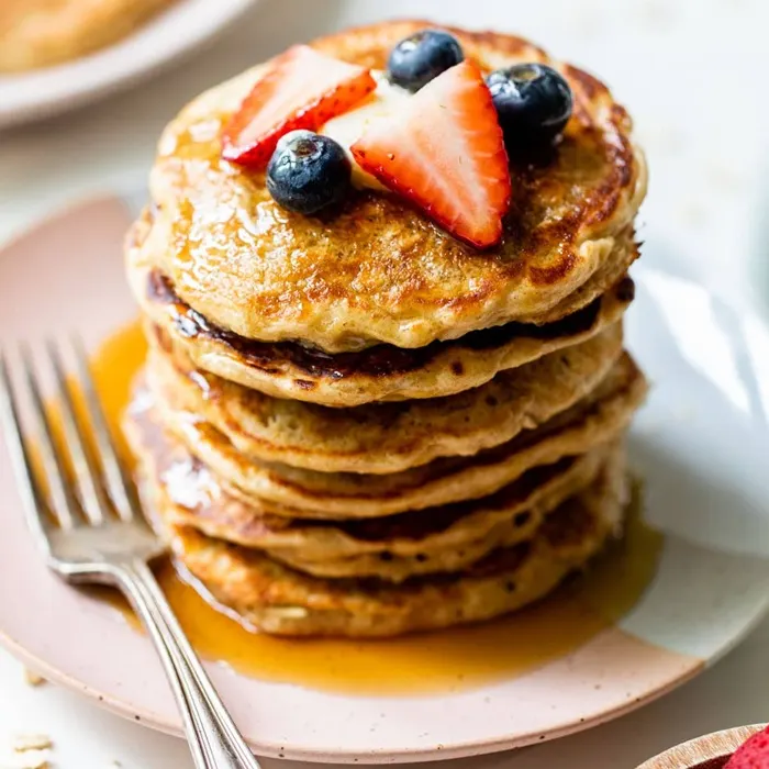 Vegetarian Gluten-Free Oatmeal pancakes — Venezuela recipe